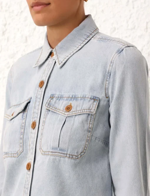 August Denim Body Shirt