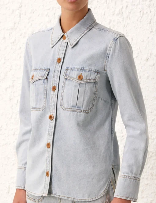 August Denim Body Shirt