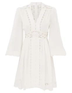 August Plunge Mini Dress