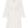 August Plunge Mini Dress