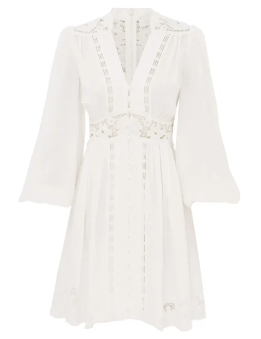 August Plunge Mini Dress