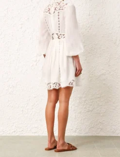 August Plunge Mini Dress