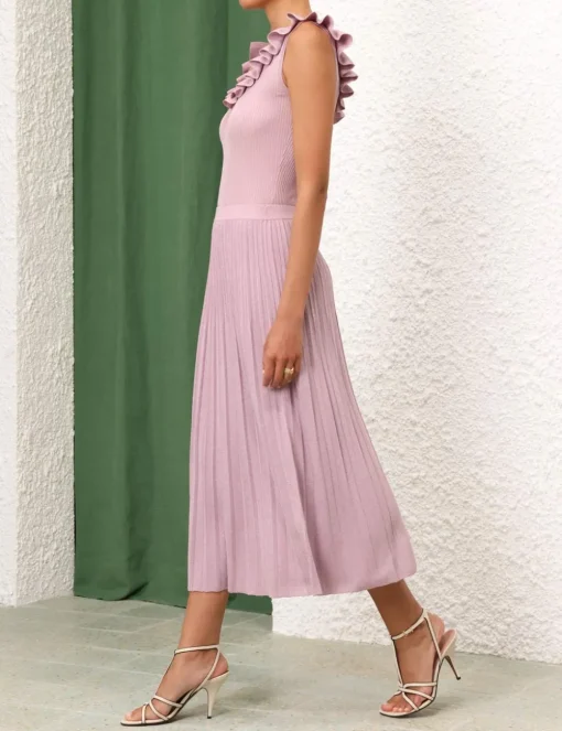 August Rib Midi Skirt