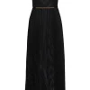 Burnout Pleated Dress