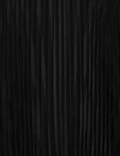 Burnout Pleated Dress