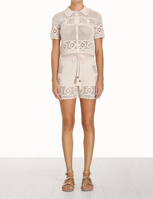 Chintz Hand Crochet Shirt