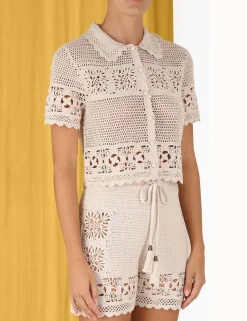 Chintz Hand Crochet Shirt