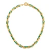 Collage Chain Link Necklace