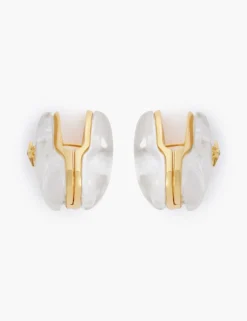 Crystal Pebble Earrings