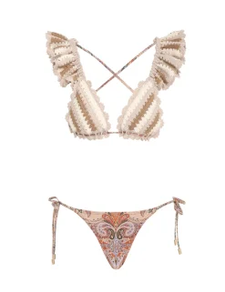 Devi Stripe Crochet Bikini
