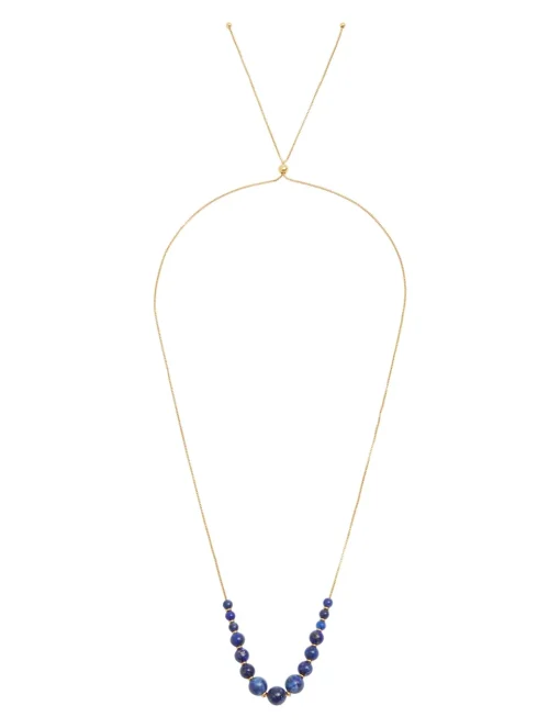 Fine Lapis Sphere Necklace