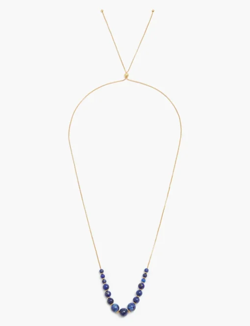 Fine Lapis Sphere Necklace