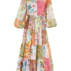 Halcyon Tiered Midi Dress
