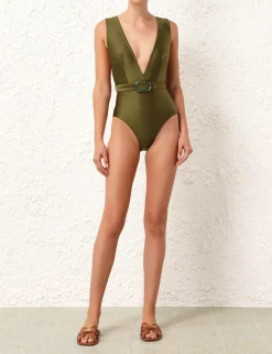Junie Belted Plunge 1Pc