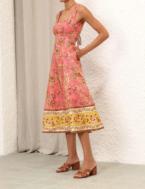 Junie Cut Out Midi Dress