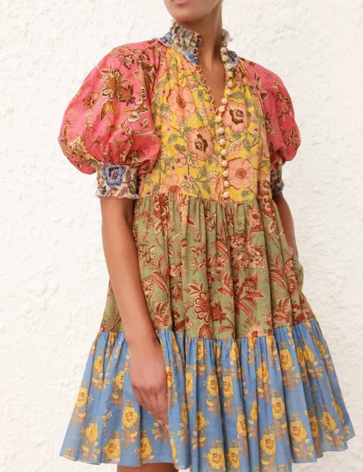 Junie Lantern Mini Dress