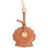 Leather Shell Key Charm