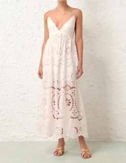 Lexi Embroidered Slip Dress