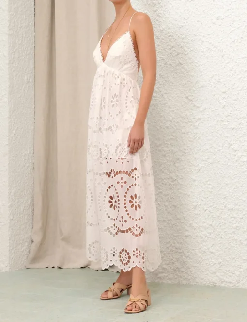 Lexi Embroidered Slip Dress