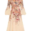 Luminosity Buttoned Midi Dress
