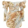 Luminosity Drape Mini Dress