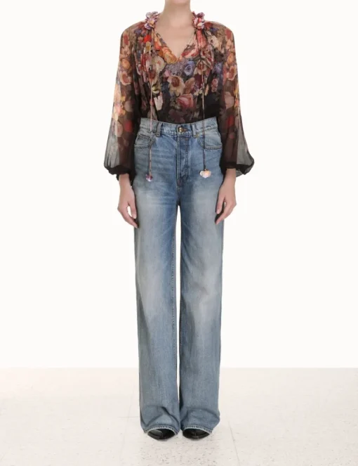 Luminosity Floral Blouse