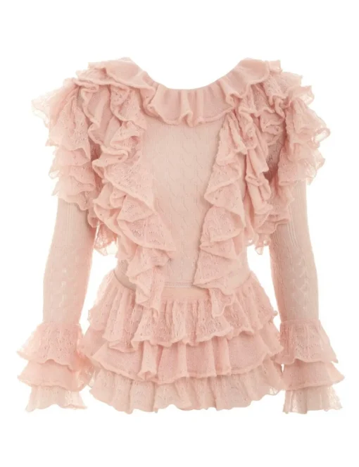 Luminosity Frill V-Neck Top