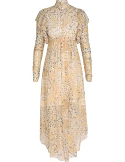 Luminosity Gathered Midi Dress