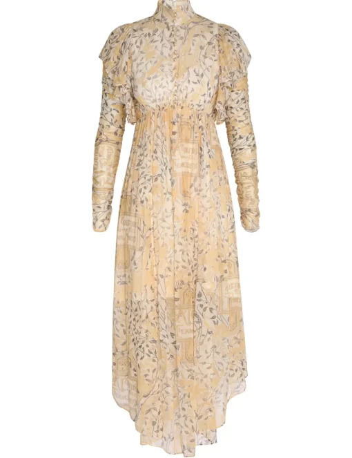 Luminosity Gathered Midi Dress