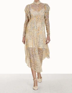 Luminosity Gathered Midi Dress