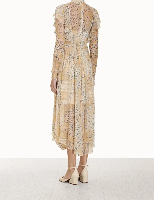Luminosity Gathered Midi Dress