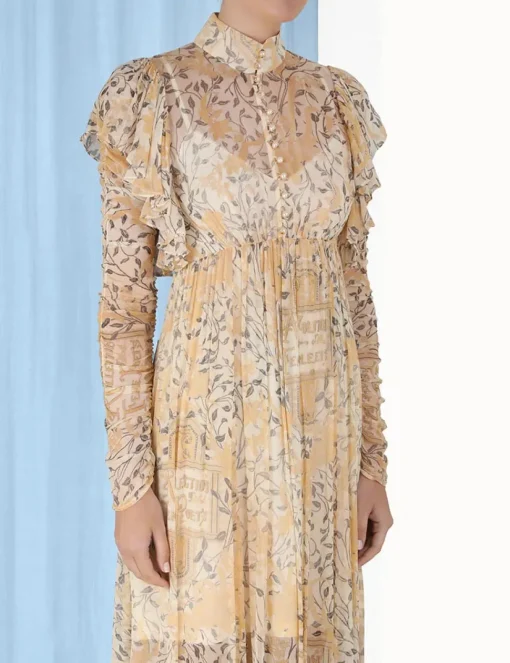 Luminosity Gathered Midi Dress