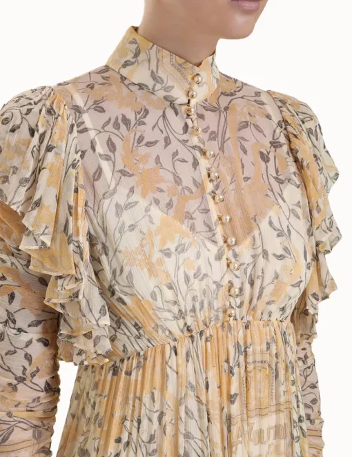 Luminosity Gathered Midi Dress