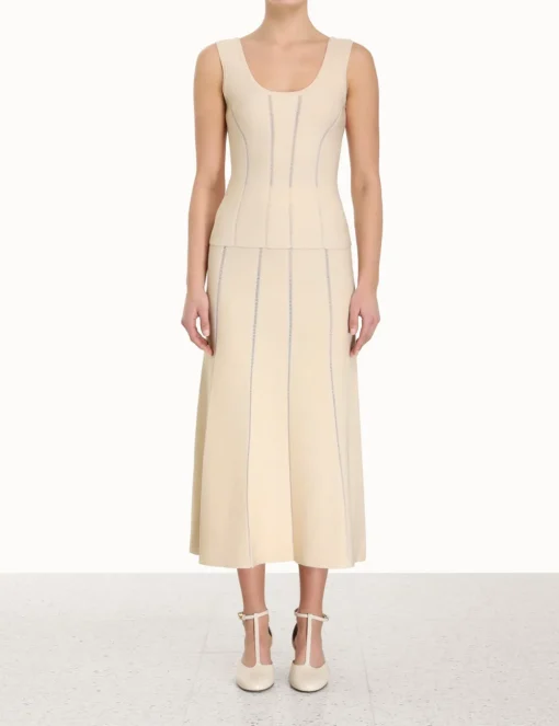 Luminosity Knit Panelled Tank