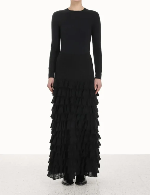 Luminosity Lace Frill Skirt