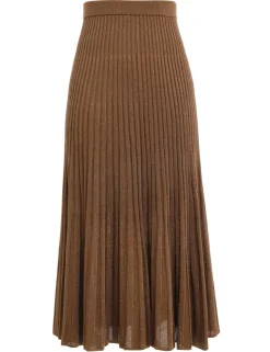 Luminosity Lurex Midi Skirt