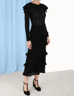 Luminosity Ruffle Dress