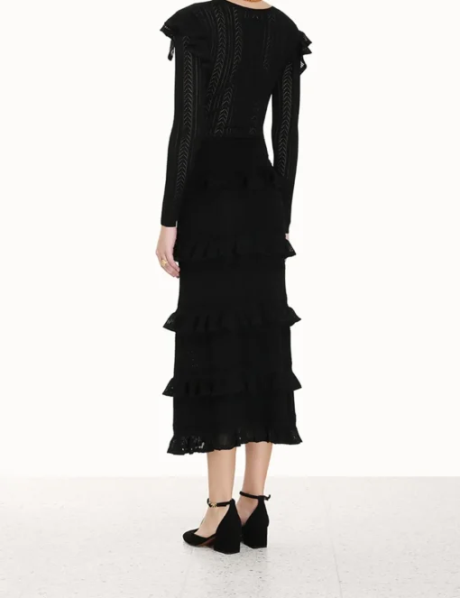 Luminosity Ruffle Dress