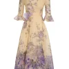 Lyrical Flare Sleeve Midi