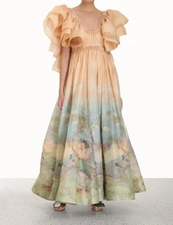Lyrical Frill Neck Gown
