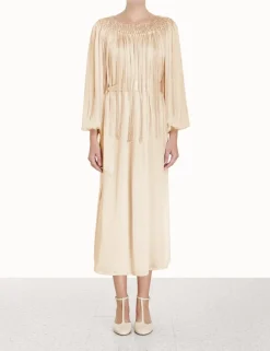 Lyrical Fringe Midi Dress