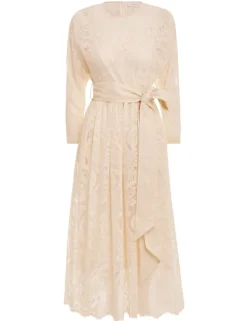 Lyrical Lace Tie Midi