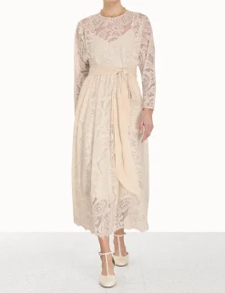 Lyrical Lace Tie Midi