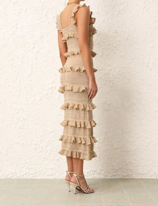 Matchmaker Ruffle Midi