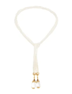 Pearl Rope Lariat Necklace
