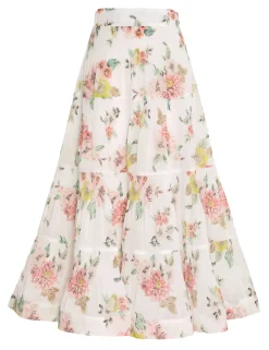 Pleated Midi Skirt