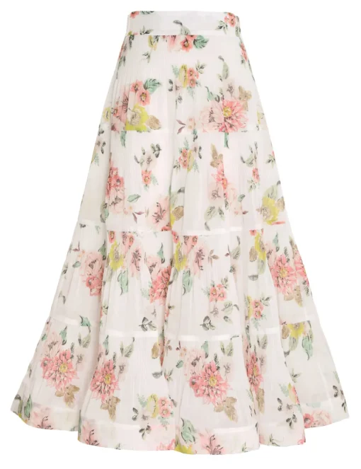 Pleated Midi Skirt
