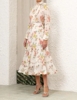 Pleated Midi Skirt