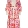Raie Billow Sleeve Midi Dress