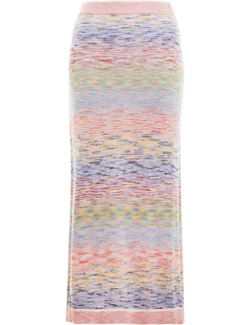 Raie Marl Midi Skirt